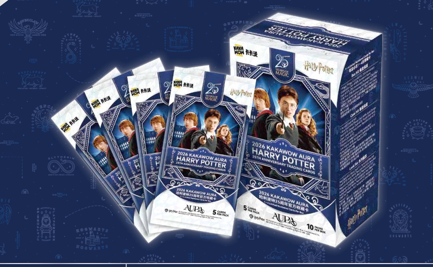 Caja de exhibición de Kakawow Aura Harry Potter 25th Anniversary