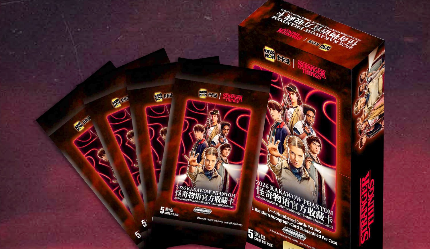 Caja de exhibición y cartas de Kakawow Phantom Stranger Things